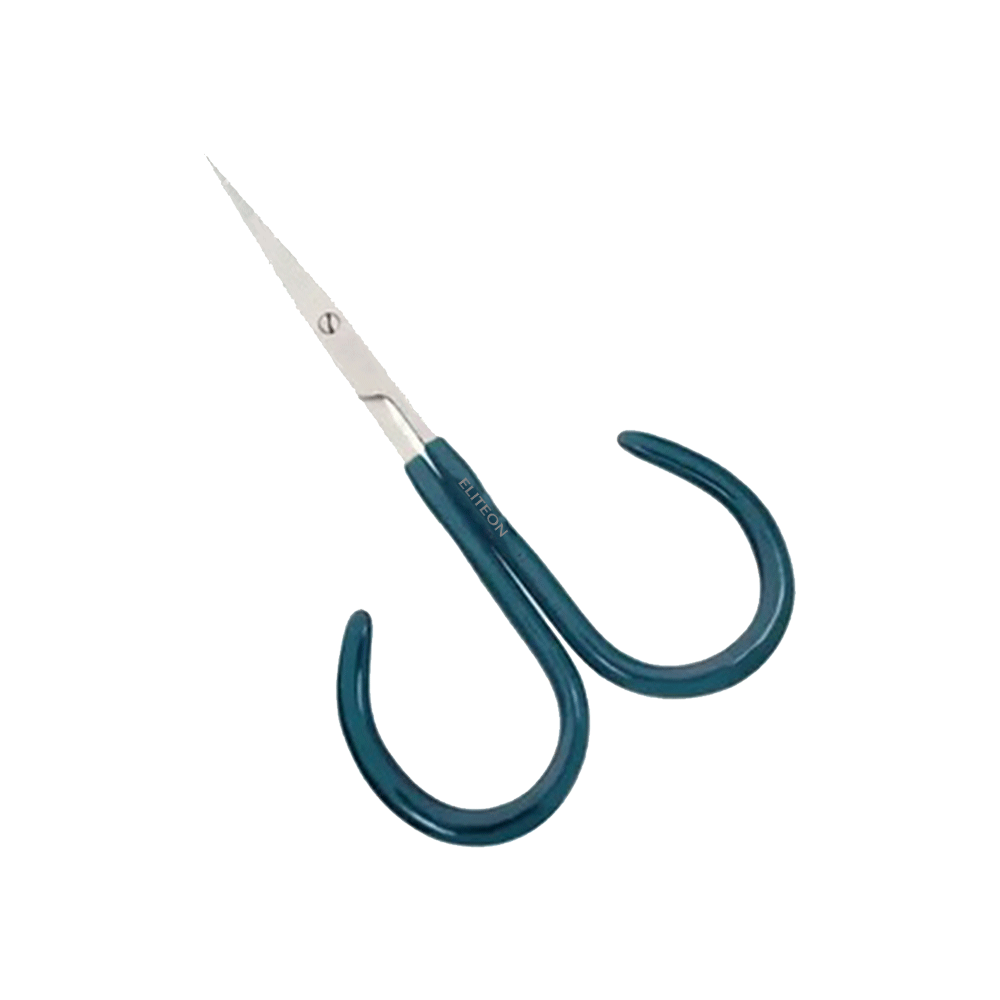 Cuticle Scissor. Plastic Grip.