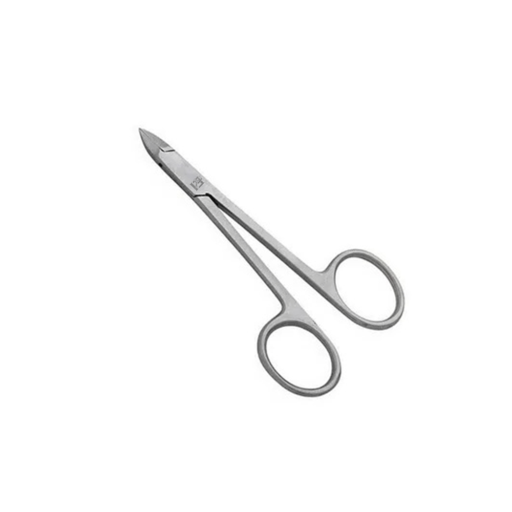 Cuticle Nipper, Scissor Handle. Mirror Finish